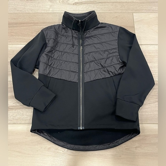 Varley Balfern Quilted Jacket Shell PrimaLoft Insulation M Black - Picture 2 of 9